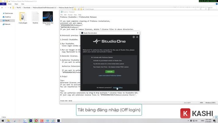 Active offline